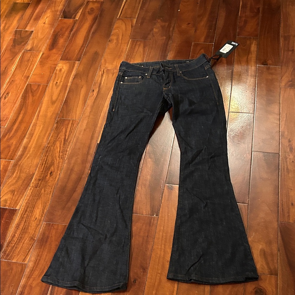 William Rast Dark Blue Flare Jeans